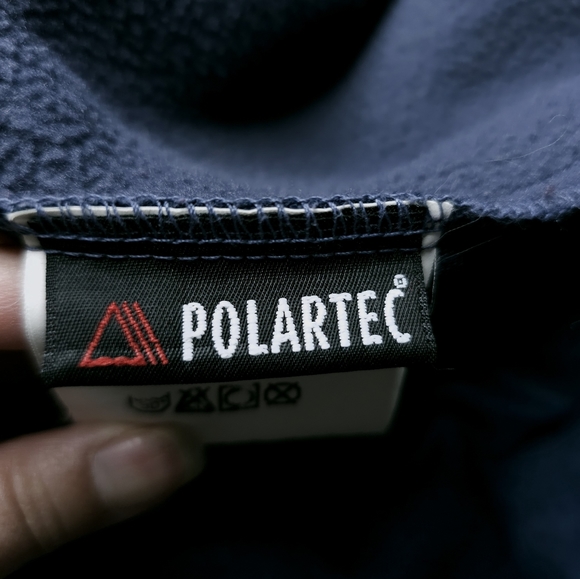 *** SOLD *** Vintage Timberland Marine Blue Full Zip Fleece Jacket - Picture 10 of 13